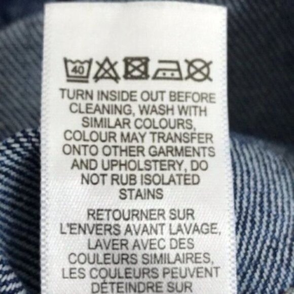 ASOS // Denim Blue Jean mini skirt size 4 front zip back pockets - Picture 7 of 7